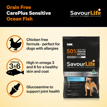 SavourLife Grain Free Adult Sensitive Ocean Fish Dog Food