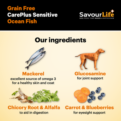 SavourLife Grain Free Adult Sensitive Ocean Fish Dog Food