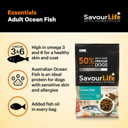 SavourLife Essentials Adult Ocean Fish Dog Food