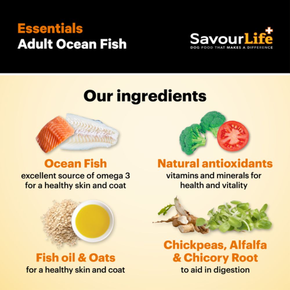 SavourLife Essentials Adult Ocean Fish Dog Food