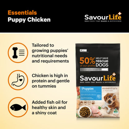 SavourLife Essentials Puppy Chicken Dog Food