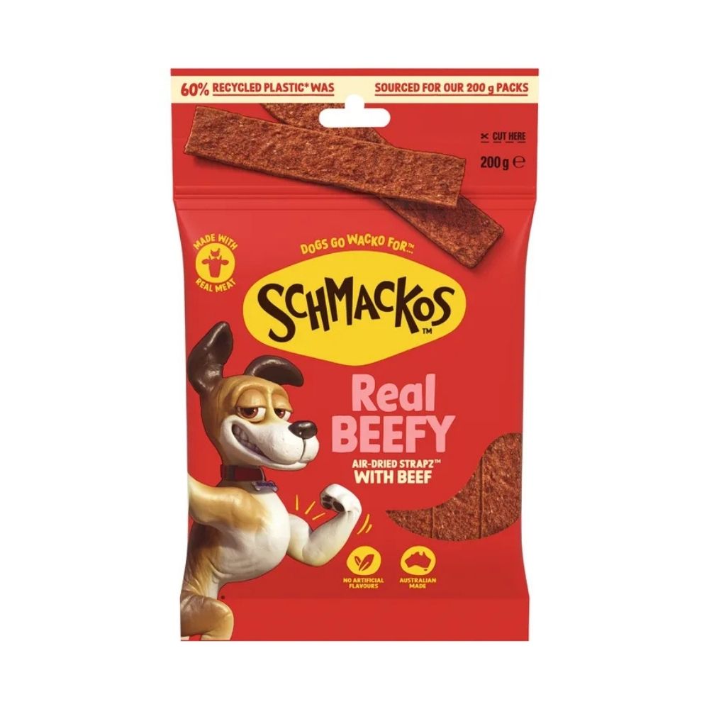 Schmackos Strapz with Beef