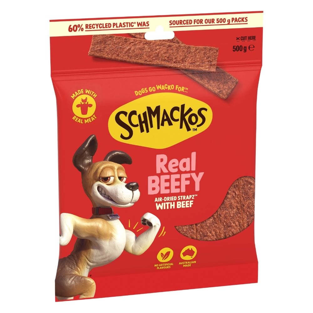 Schmackos Strapz with Beef
