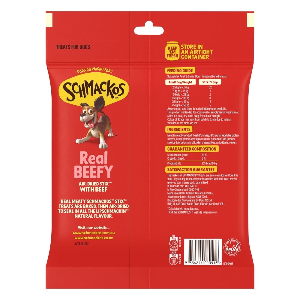 Schmackos Stix with Beef