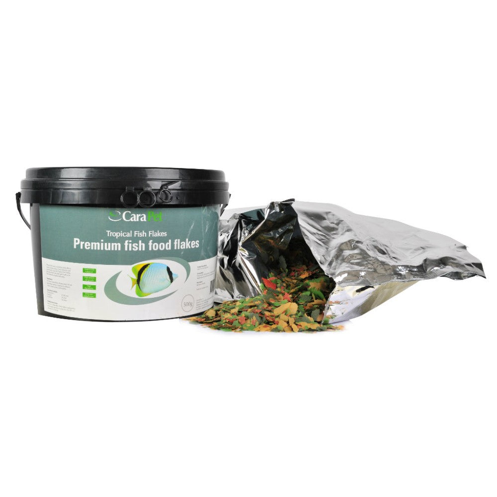 Cara Pet Tropical Fish Food Flakes Bulk Pack