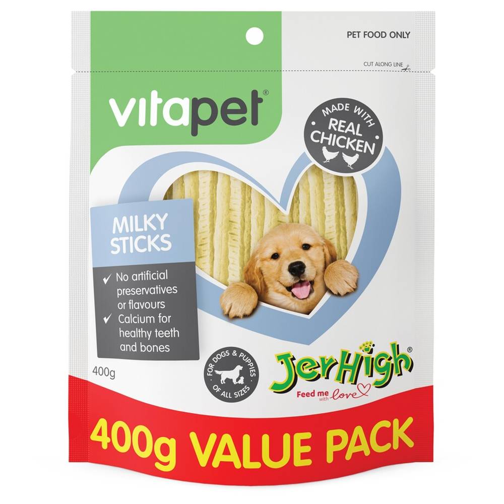 VitaPet Jerhigh Milky Sticks