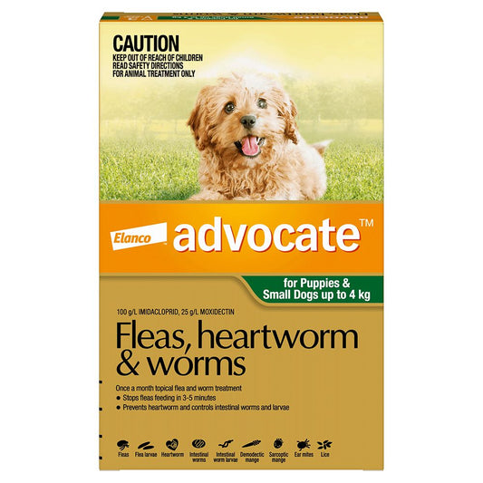 Advocate Puppies and Small Under 4kg Green