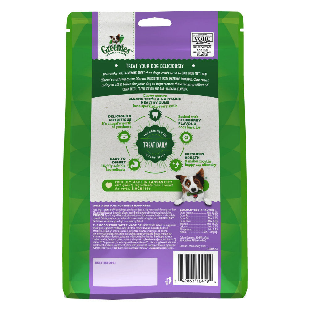 Greenies Blueberry Dental Treats Teenie