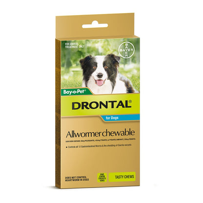 Drontal Allwormer Chew Medium 3-10kg