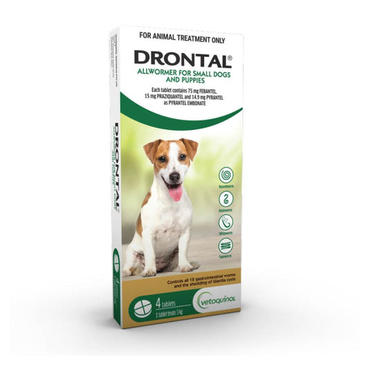 Drontal Allwormer Tablets Small 3kg
