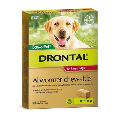 Drontal Allwormer Chew Large 10-35kg