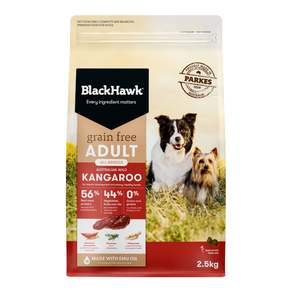 Black Hawk Adult Dog Food Grain Free Kangaroo