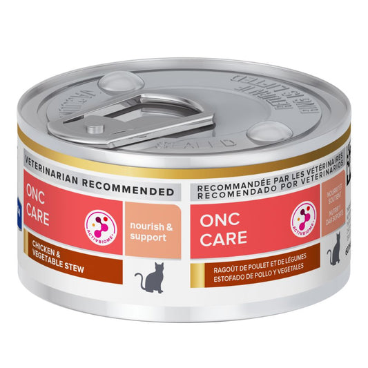 Hills Prescription Diet ONC Care Chicken & Vegetable Stew Canned Cat Food