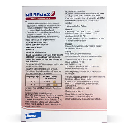 Milbemax Allwormer Cat Over 2kg