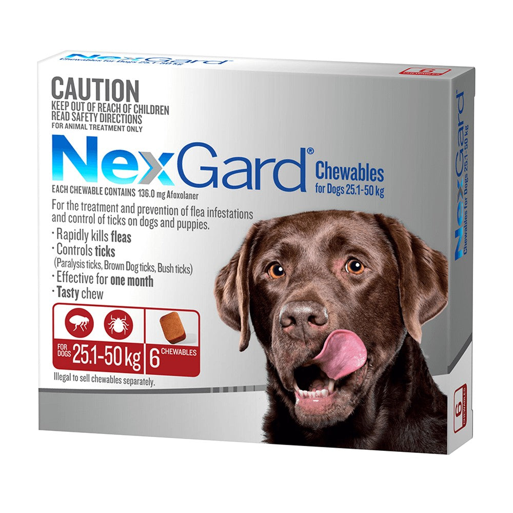 NexGard Large 25-50kg Red