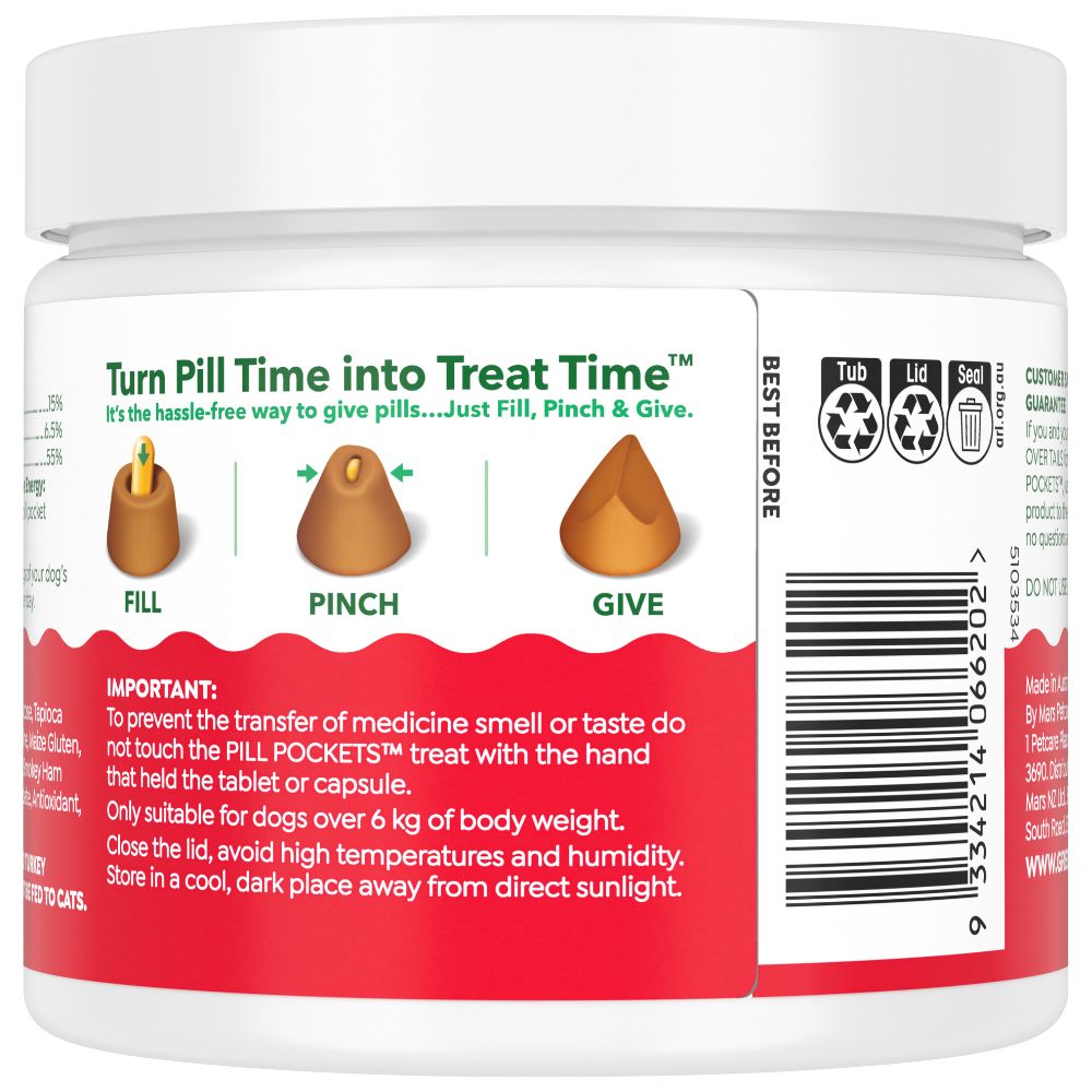 Greenies Pill Pockets Smokey Ham Treats