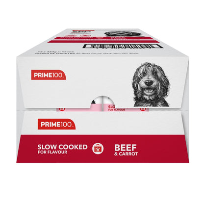 Prime100 SPD Slow Cooked Beef and Carrot Wet Dog Food
