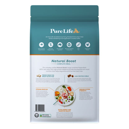 PureLife Natural Boost Chicken Freeze Dried Adult Dog Food