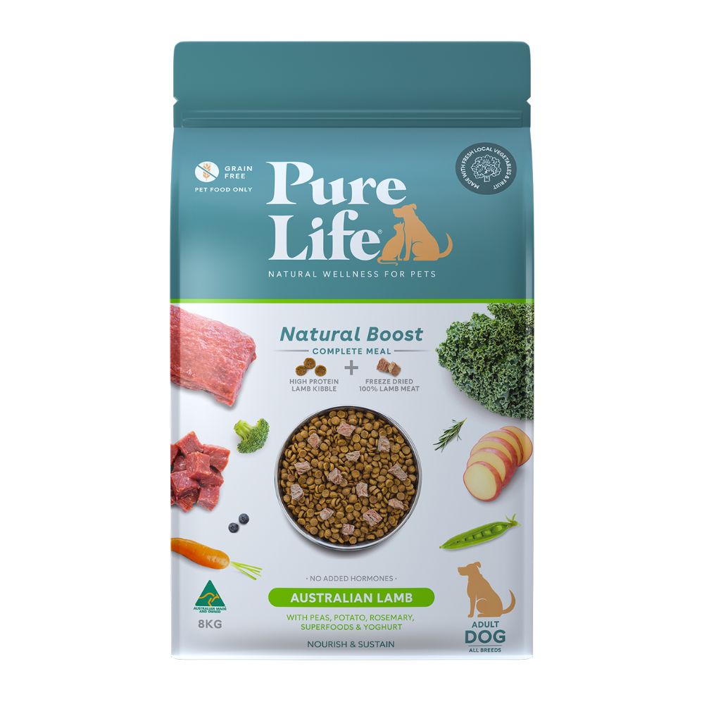 PureLife Natural Boost Lamb Freeze Dried Adult Dog Food