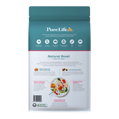 PureLife Natural Boost Salmon Freeze Dried Adult Dog Food