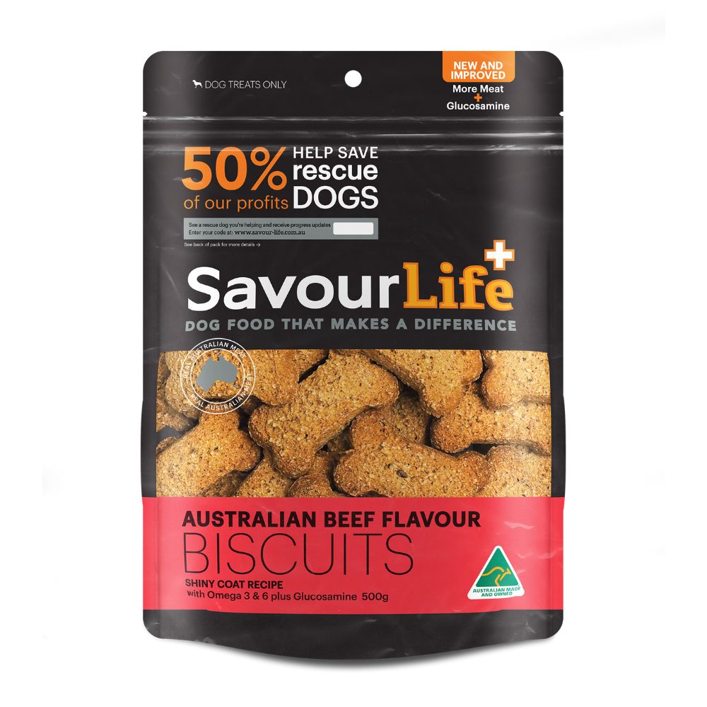 SavourLife Natural Treats Australian Beef Flavour Biscuits