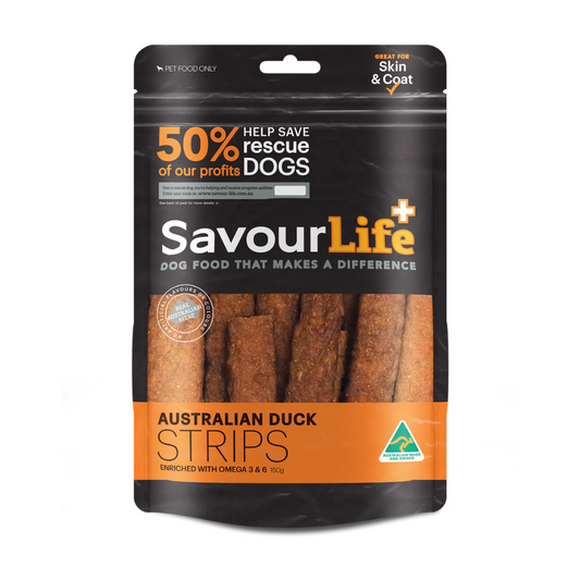 SavourLife Natural Treats Australian Duck Strips