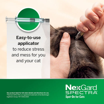 NexGard Spectra Large Cats 2.5-7.5kg Yellow