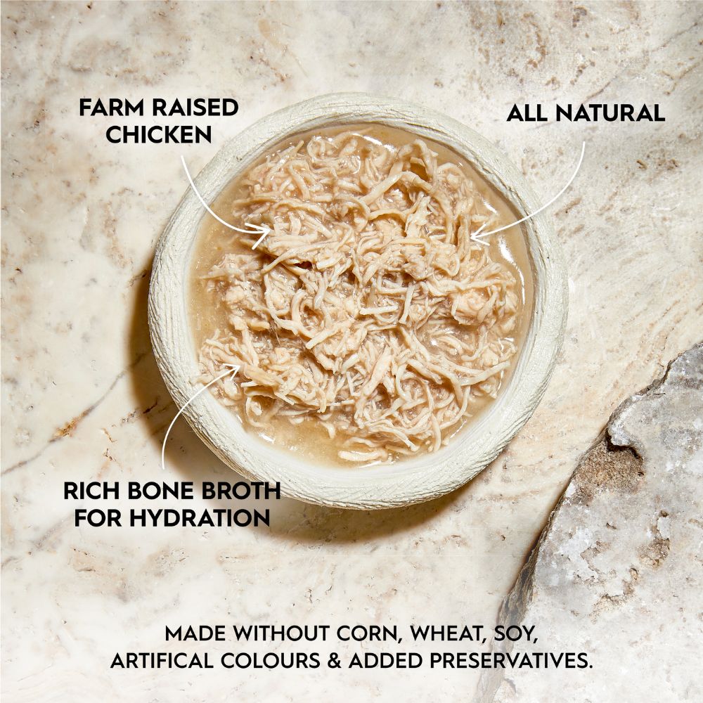 Trilogy Farm Raised Chicken in Bone Broth Canned Cat Food