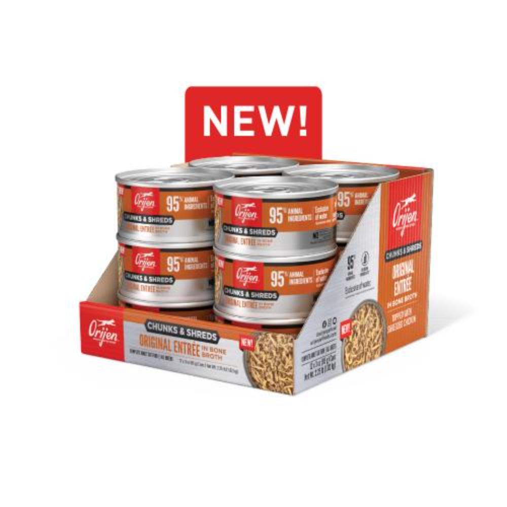 Orijen Chunks And Shreds Original Adult Wet Cat Food