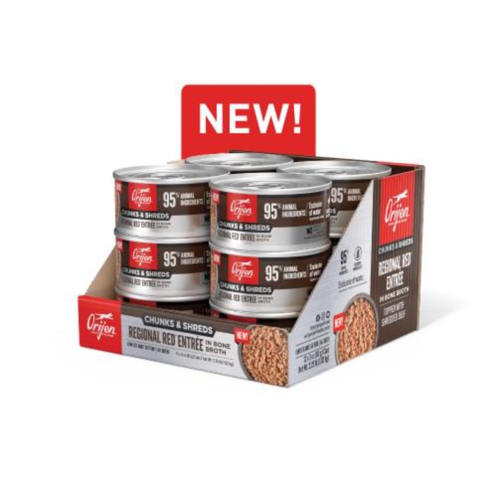 Orijen Chunks And Shreds Regional Red Adult Wet Cat Food