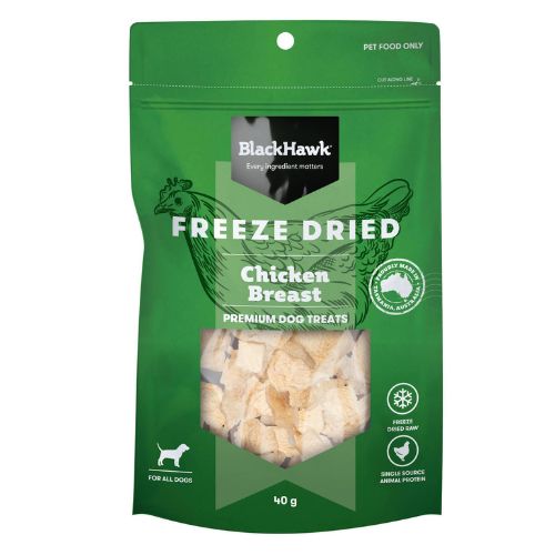 Black Hawk Freeze Dried Chicken Breast Dog Treats