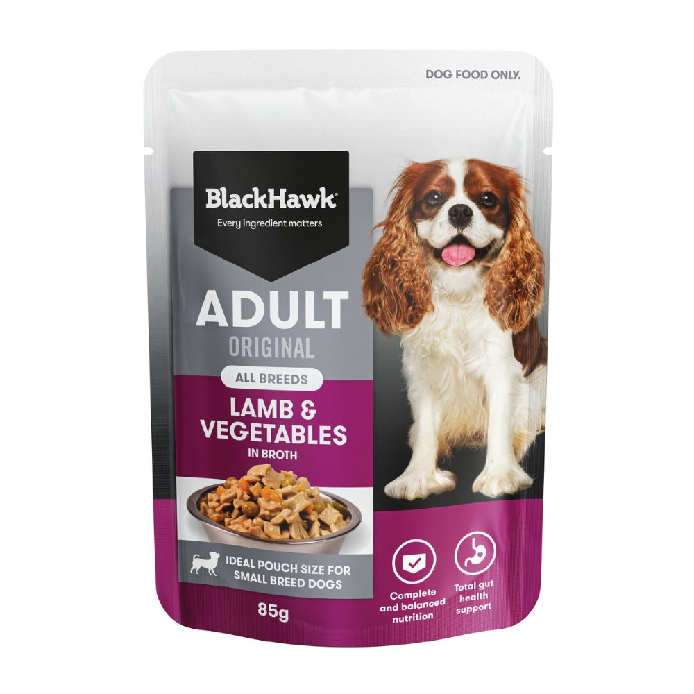 Black Hawk Adult Lamb And Vegetables Wet Food Pouches
