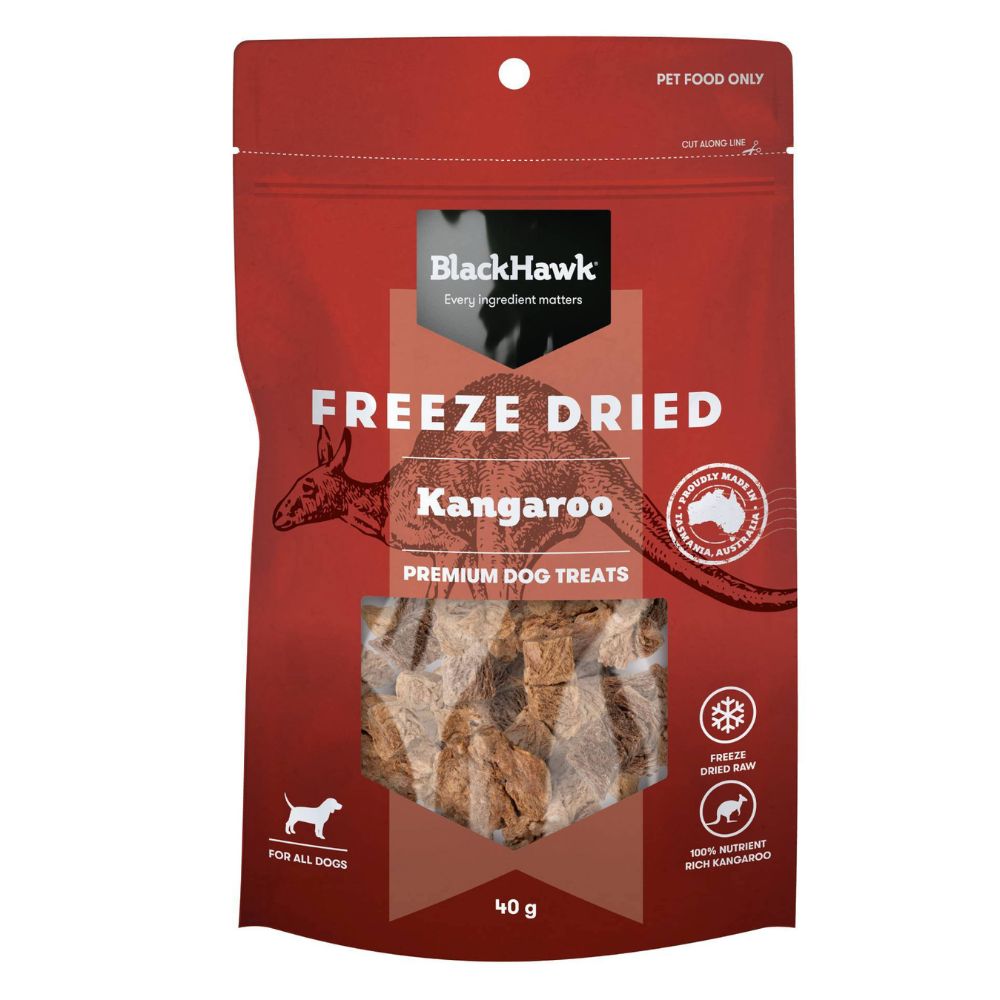 Black Hawk Freeze Dried Kangaroo Dog Treats