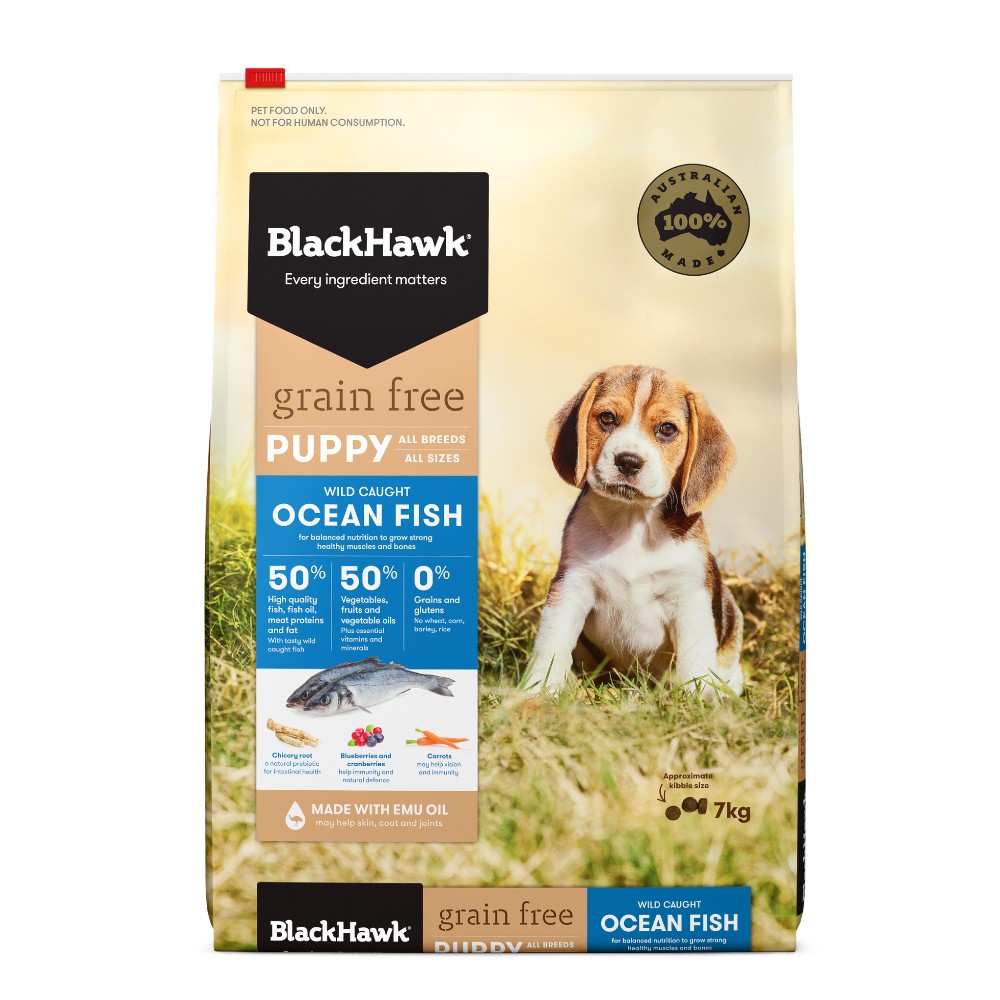 Black hawk puppy dog hot sale food