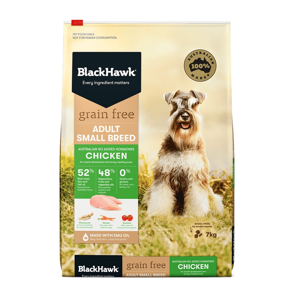 Black Hawk Dog Food Small Breed Adult Grain Free Chicken