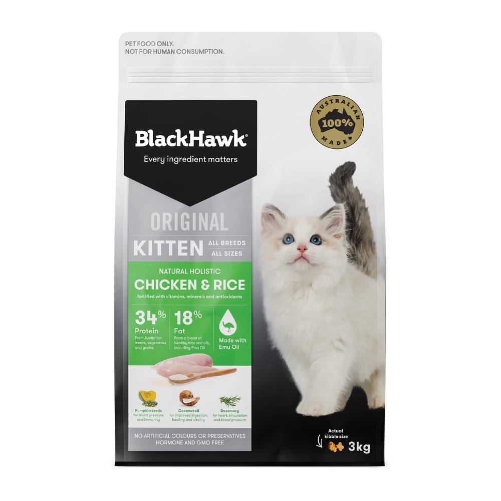 Black Hawk Kitten Chicken and Rice