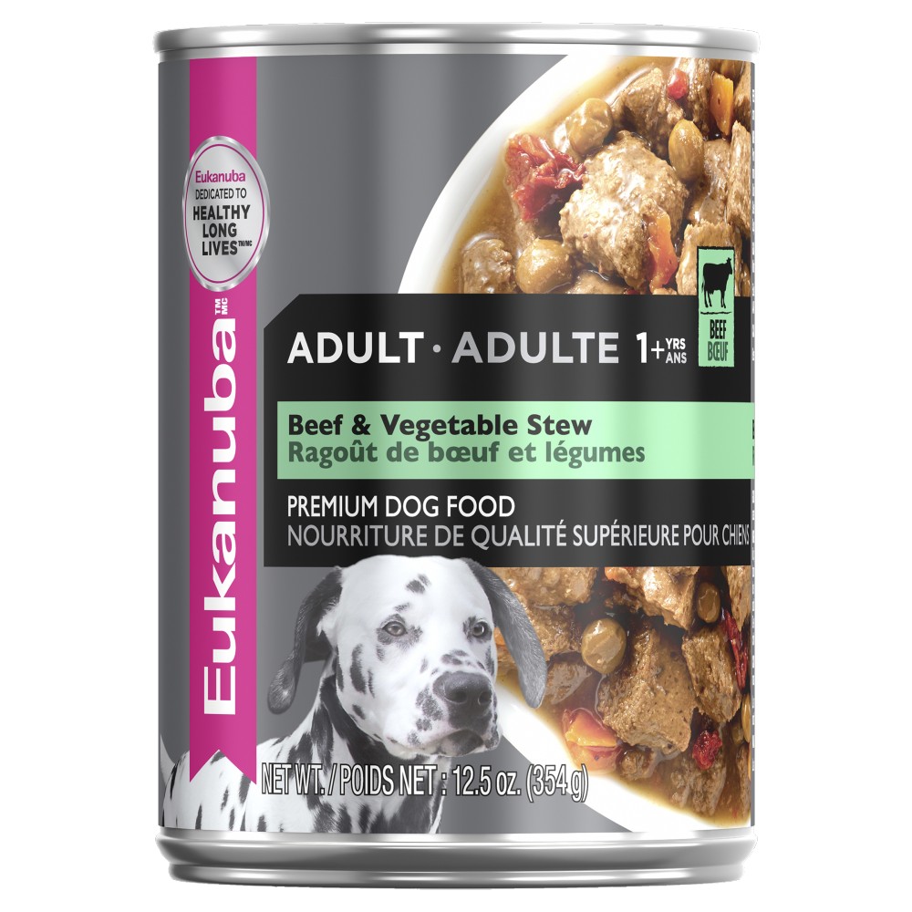 Eukanuba Adult Beef and Vegetable Stew Cans