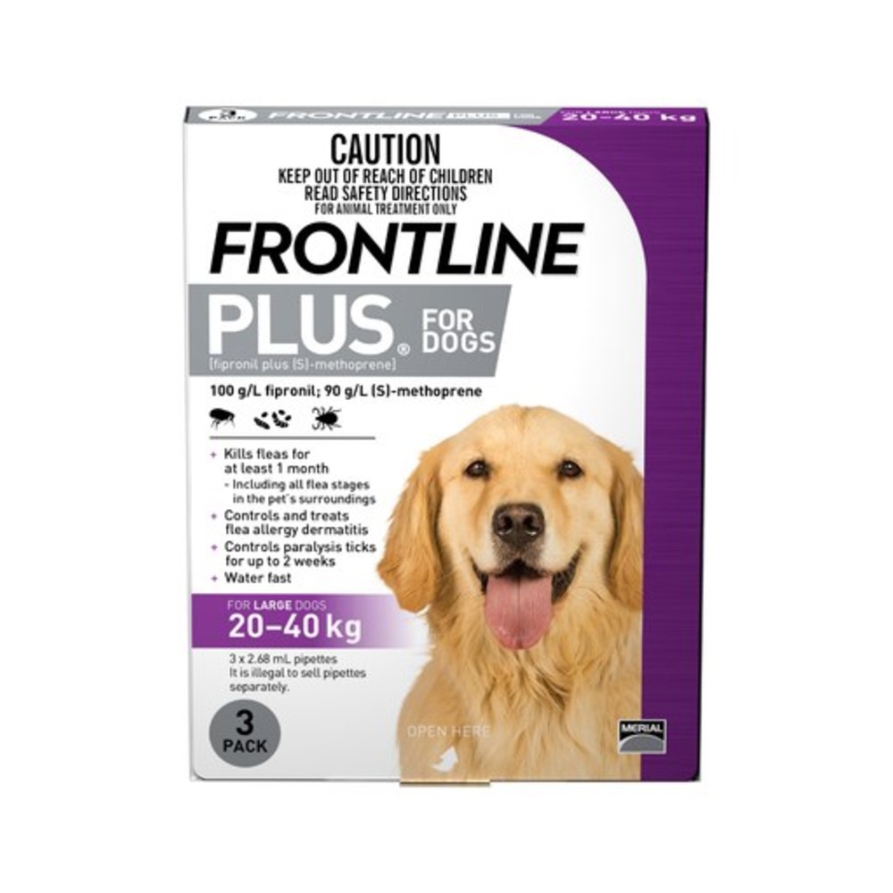Frontline Plus Large 20-40kg Purple