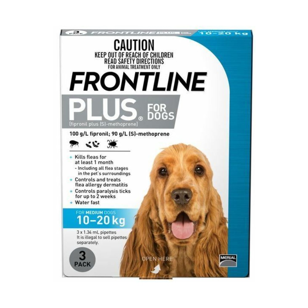 Frontline Plus Medium 10-20kg Blue
