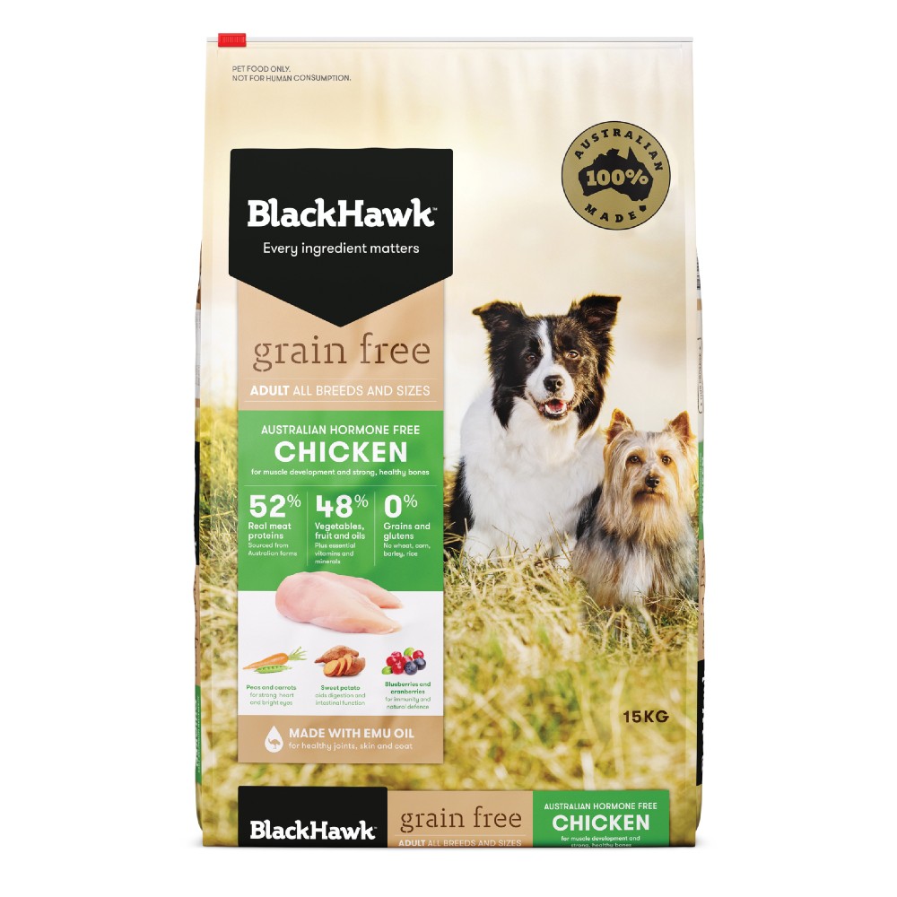 Black Hawk Adult Dog Food Grain Free Chicken