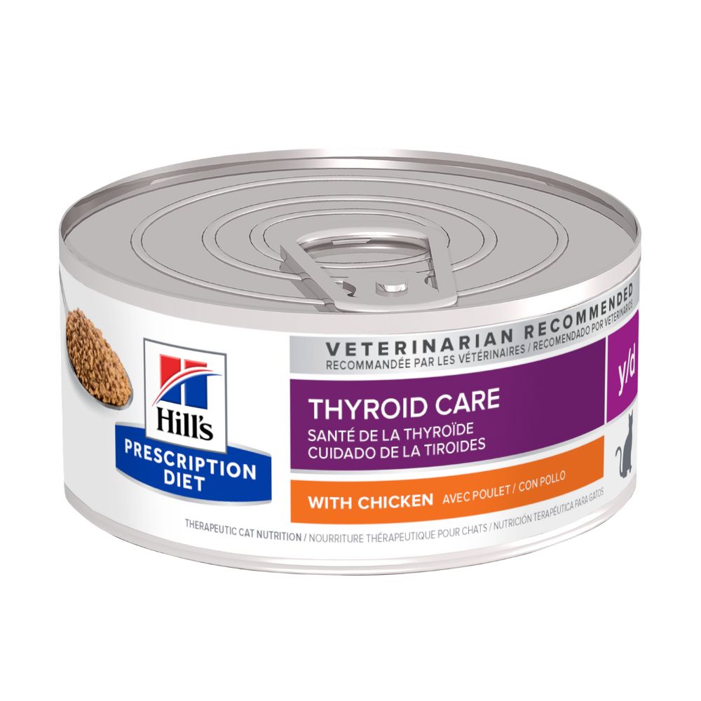 Hills Prescription Diet y/d Thyroid Care Canned Cat Food