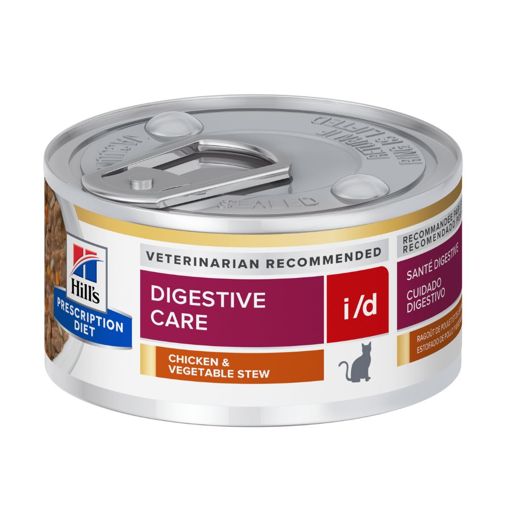 Hills Prescription Diet i/d Digestive Care Chicken Vegetable Stew Canned Cat Food