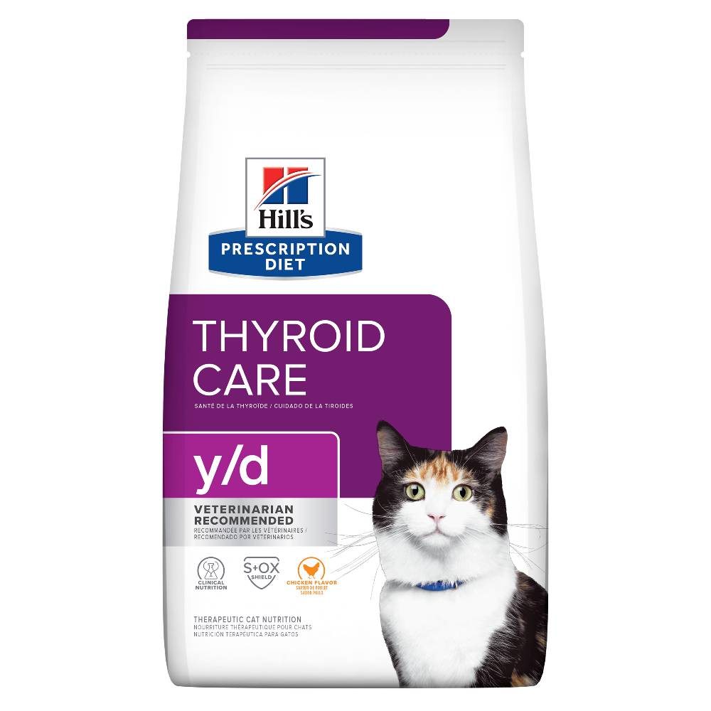 Hills Prescription Diet y/d Thyroid Care Dry Cat Food