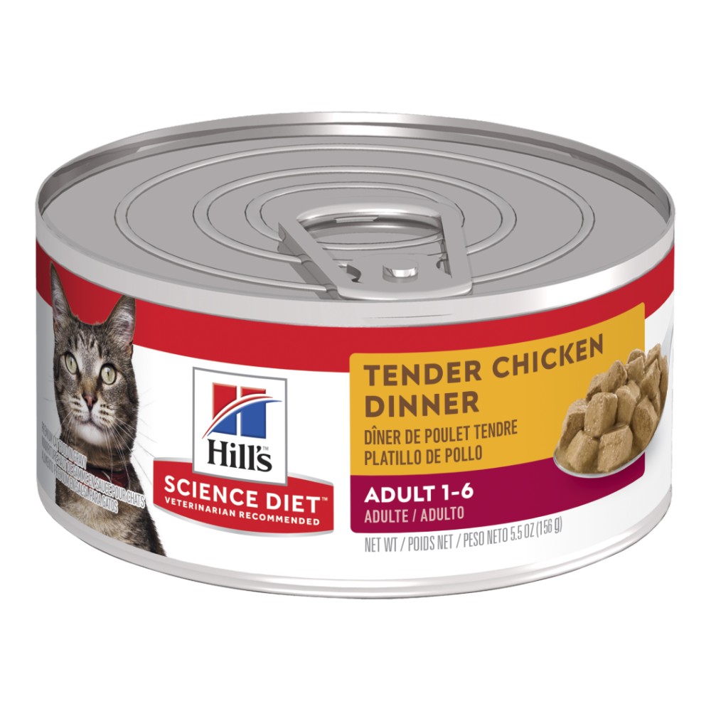 Hills Science Diet Adult Cat Tender Chicken Dinner Canned Food