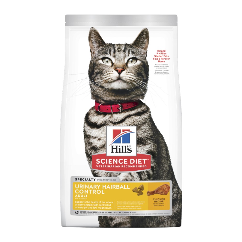 Hills Science Diet Adult Urinary Hairball Control Dry Cat Food
