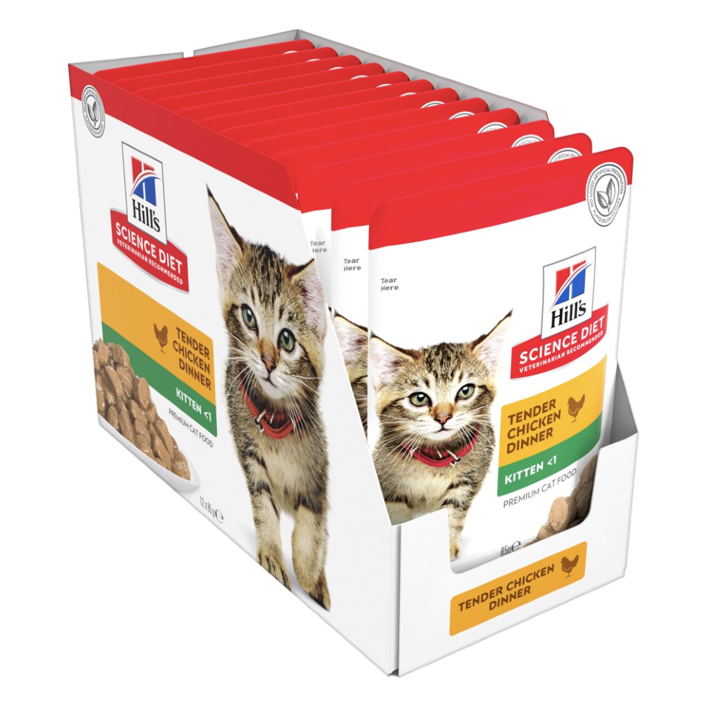 Hills science plan kitten food best sale pouches