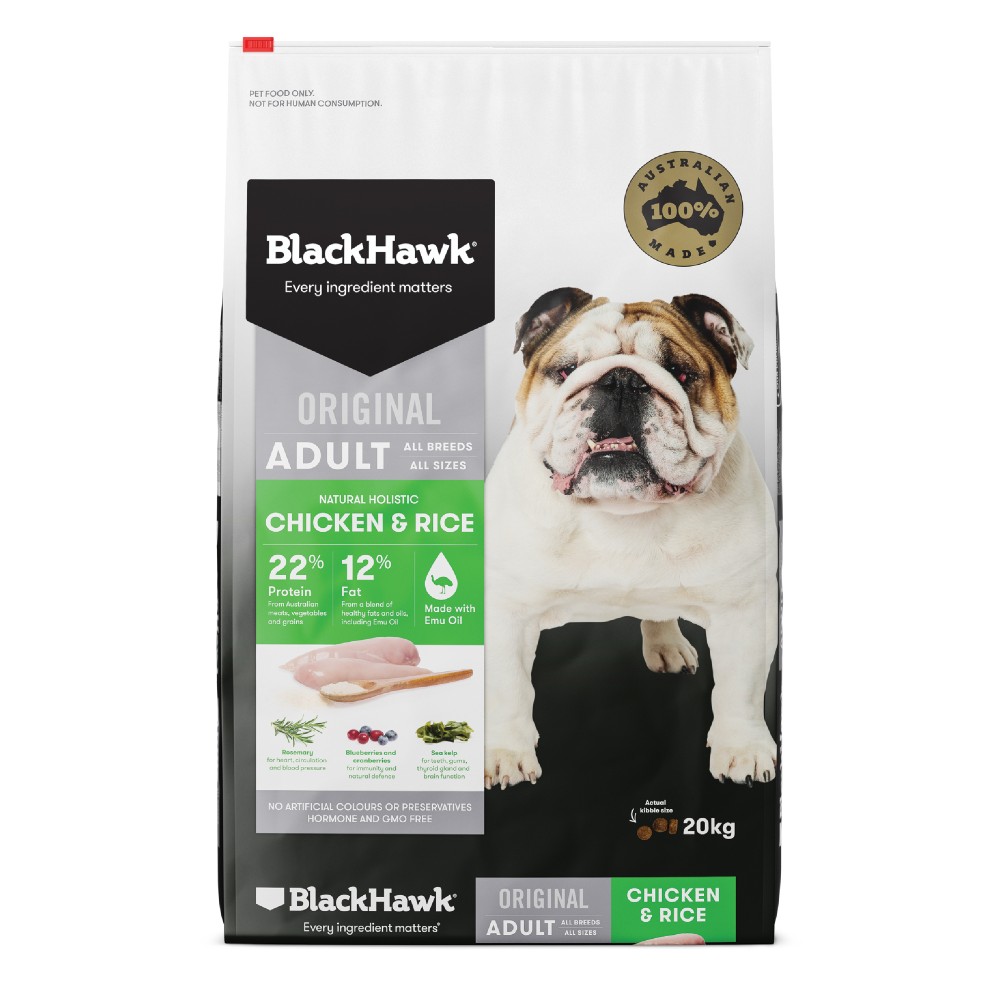 Black Hawk Dog Food Adult Chicken and Rice
