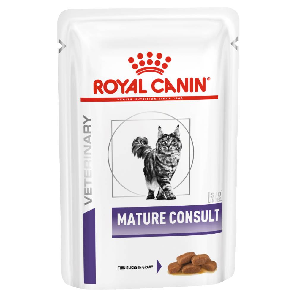 Royal Canin Veterinary Diet Feline Mature Consult Pouches