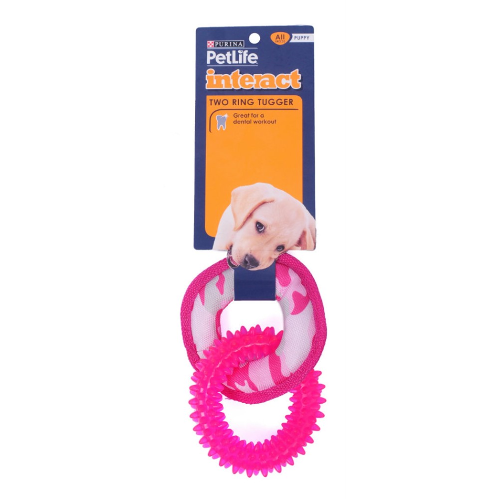 Purina Petlife Two Ring Tugger - Pink