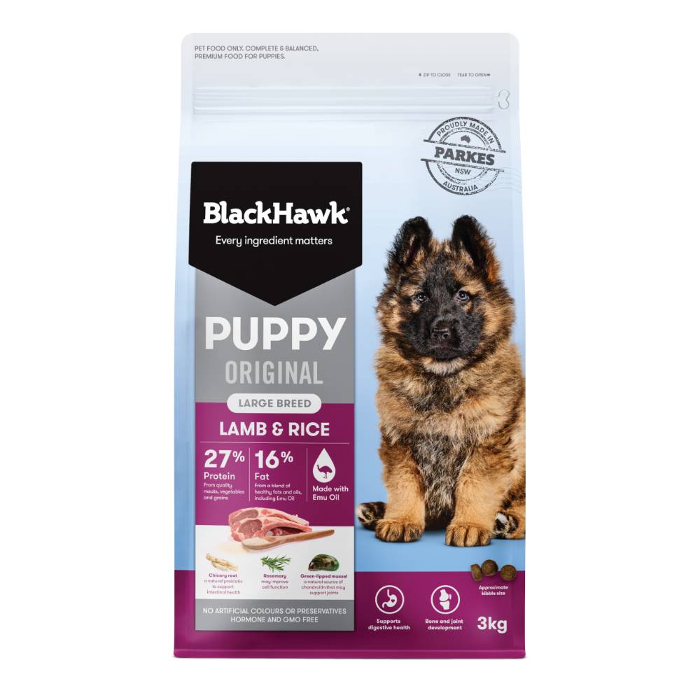 Black Hawk Dog Food Puppy Large Breed Lamb and Rice